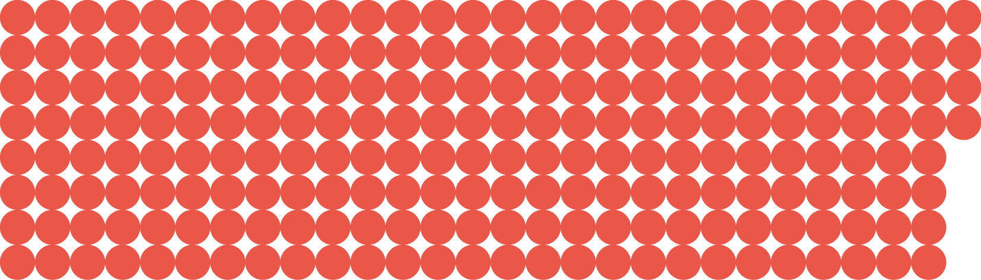 220 red circles