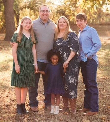 Gold4Kids President Candin Hobbs, with her family