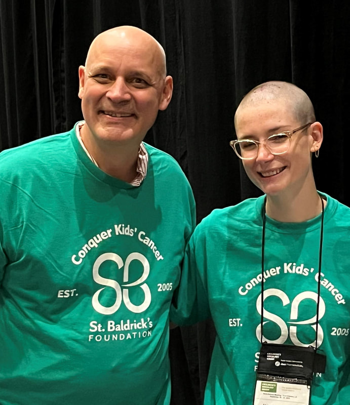 COG Chair Dr. Doug Hawkins and COG site Lead CRA Abigail Moskov in 2022