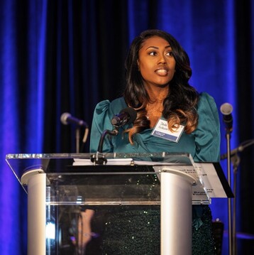 Jade Gibson shares her story with others to better help them understand the patient experience and to advocate for their needs.