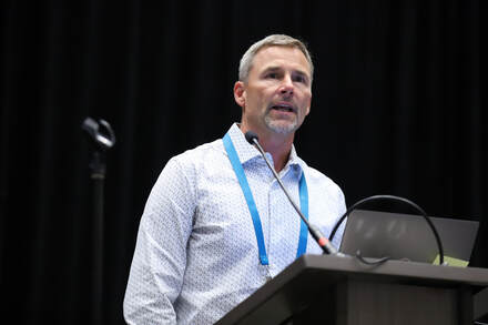 Todd Alonzo, PhD speaks at the General Session of the COG Fall Group Meeting 2025.
