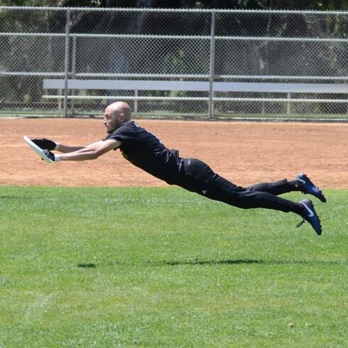 Alec playing Ultimate Frisbee
